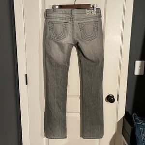 True Religion Y2K Black Straight Jeans 29 x 33 NWOT